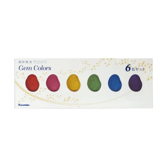 Kuretake Gansai Tambi Watercolour Palette Gem Colours