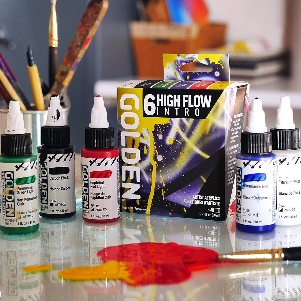 Golden High Flow Acrylic Intro Set