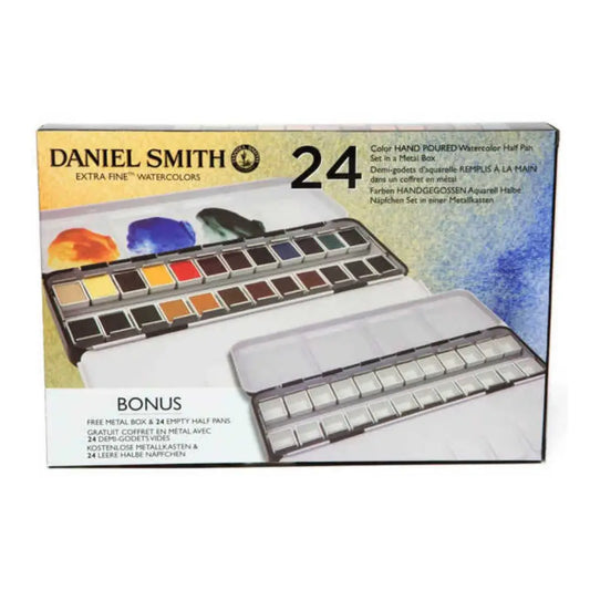 Daniel Smith Half Pan 24 Tin- Master Box Set