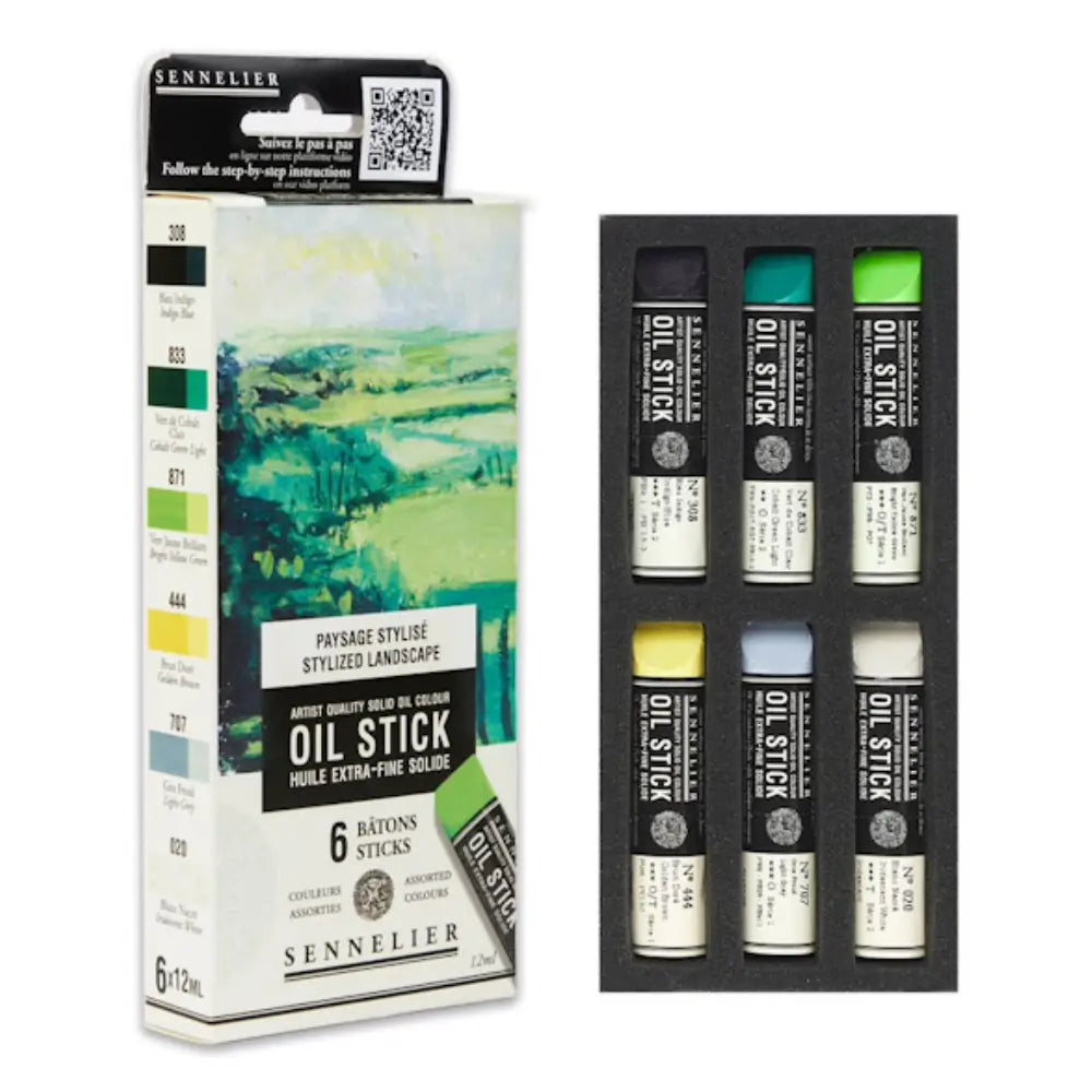 Sennelier Artist Oil Stick Mini Set - Landscape