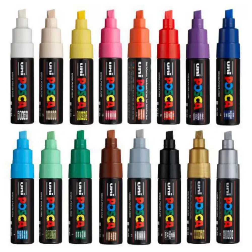 Uni Posca Pen PC-8K 16 Assorted Set