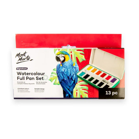 Mont Marte Watercolour Full Pan Set 13pk