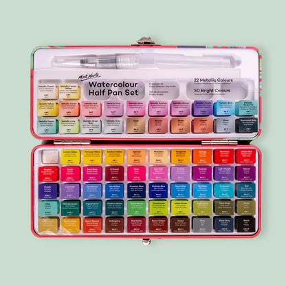 Mont Marte Watercolour Half Pan Set 73pk