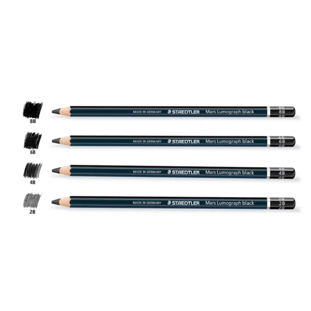 Staedtler Lumograph Black Carbon Pencils