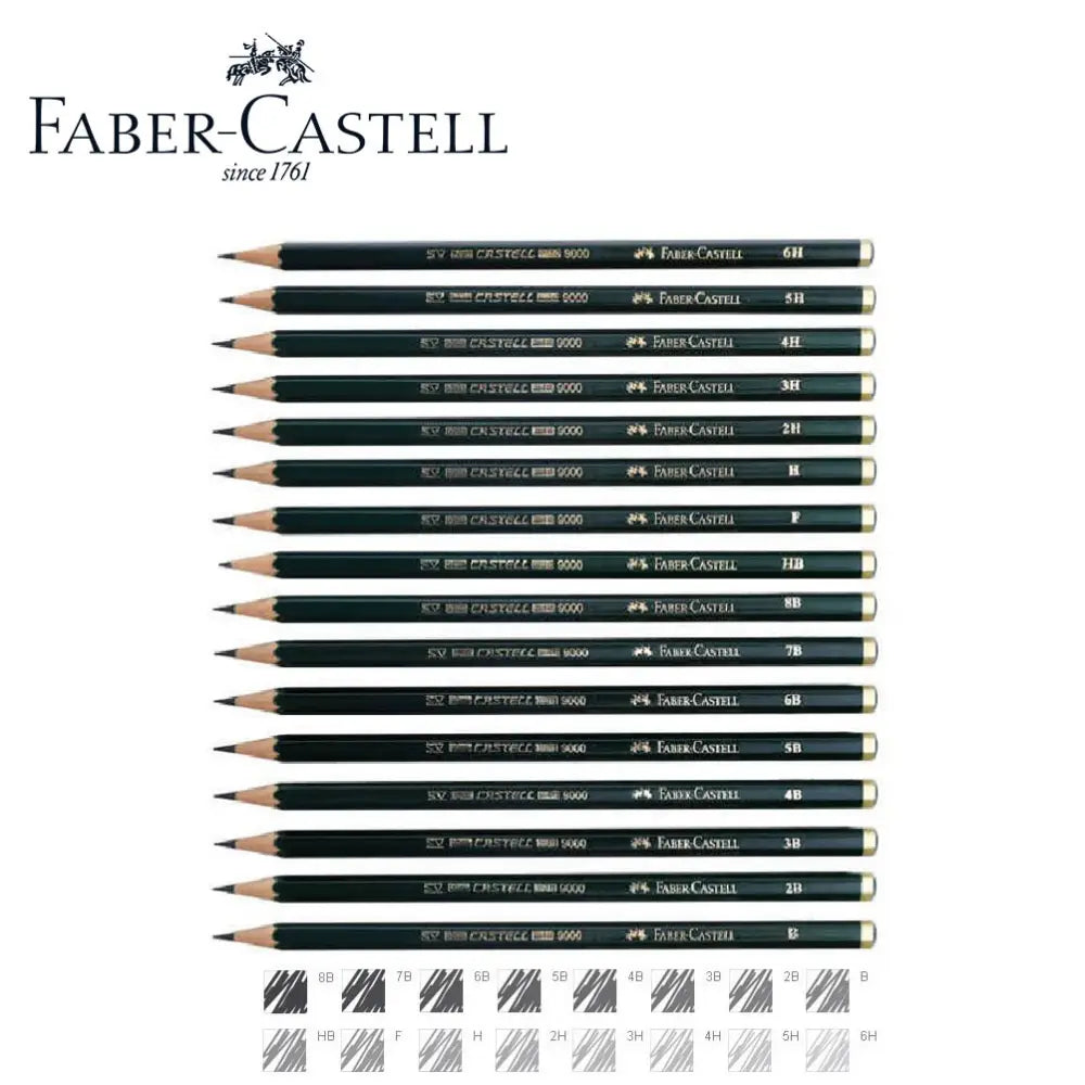 Faber Castell 9000 Graphite Pencils