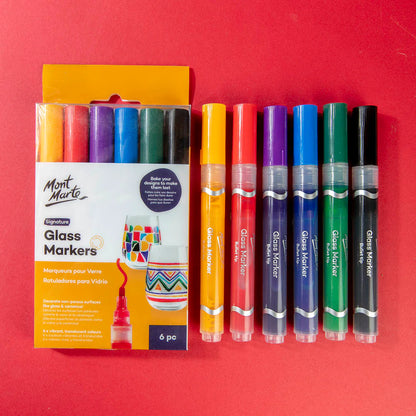 Mont Marte Glass Markers 6pk