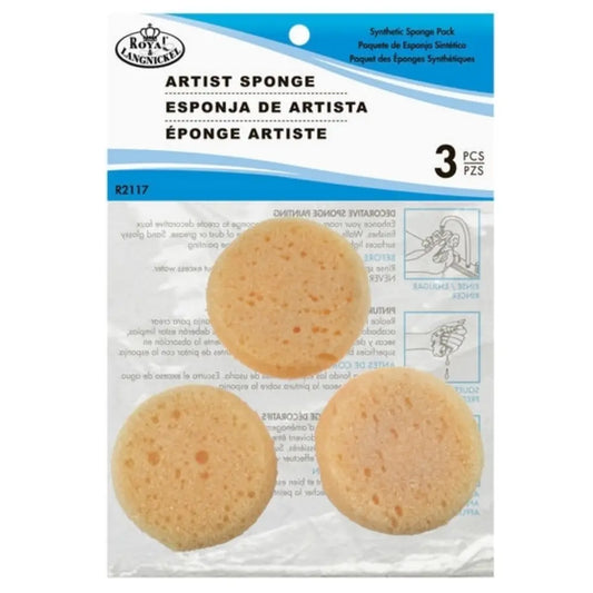 Royal & Langnickel Sponge Pack Synthetic 3pk