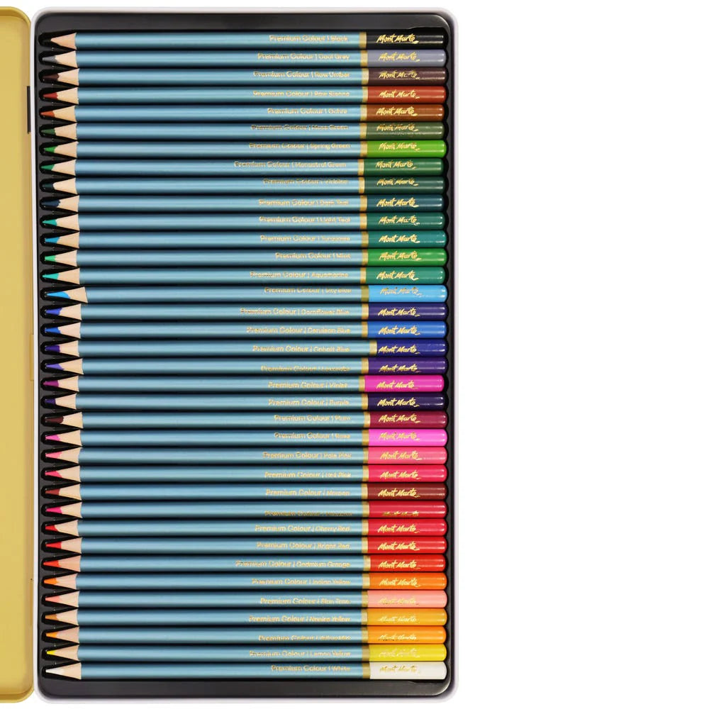 Mont Marte Colour Pencils  36pc Tin