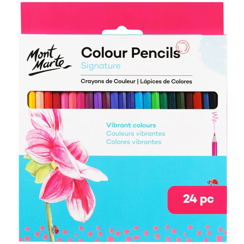 Mont Marte Signature Colour Pencils 24pc