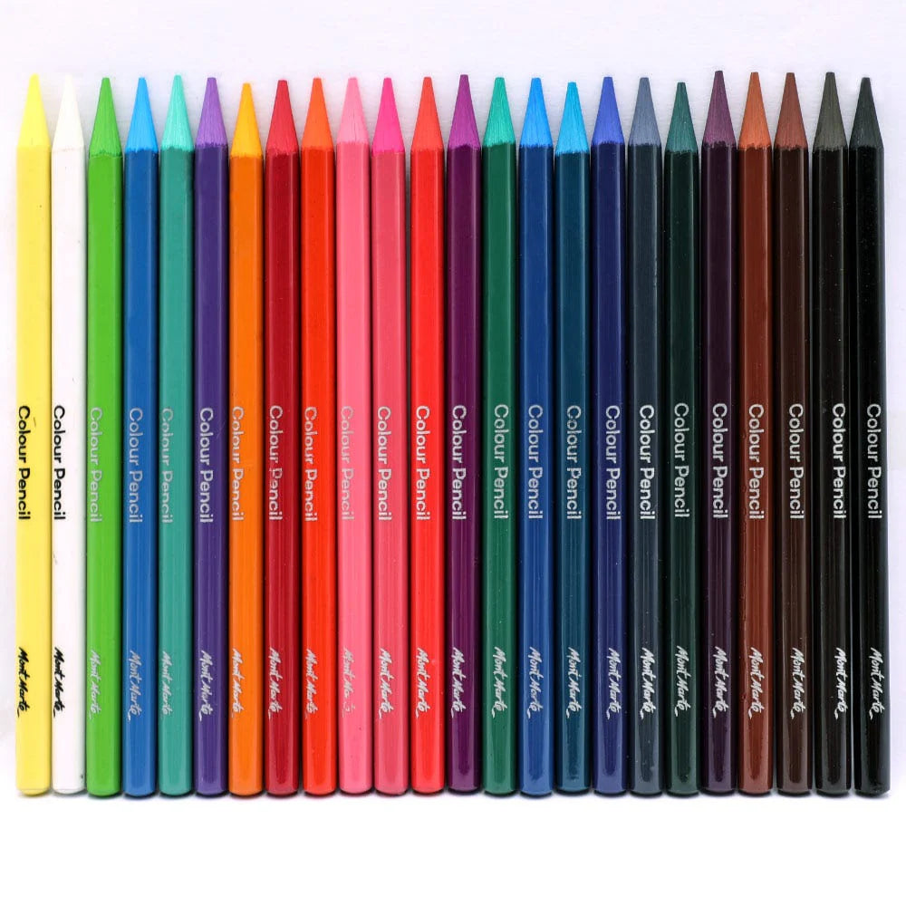 Mont Marte Woodless Colour Pencils 24pc