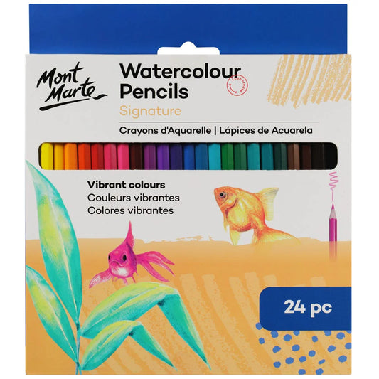 Mont Marte Signature Watercolour Pencils 24pce