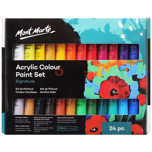 Mont Marte Studio Acrylic Paint Set 24pce x 36ml