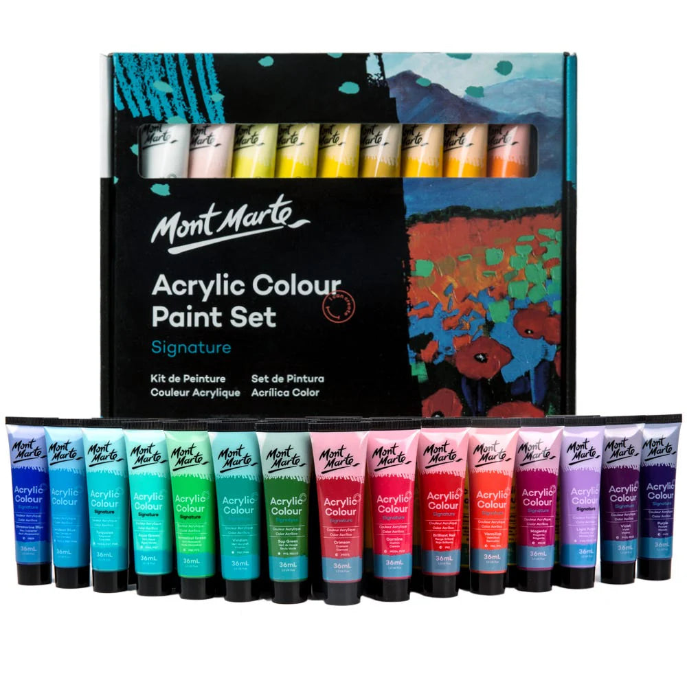 Mont Marte Studio Acrylic Paint Set 36pce