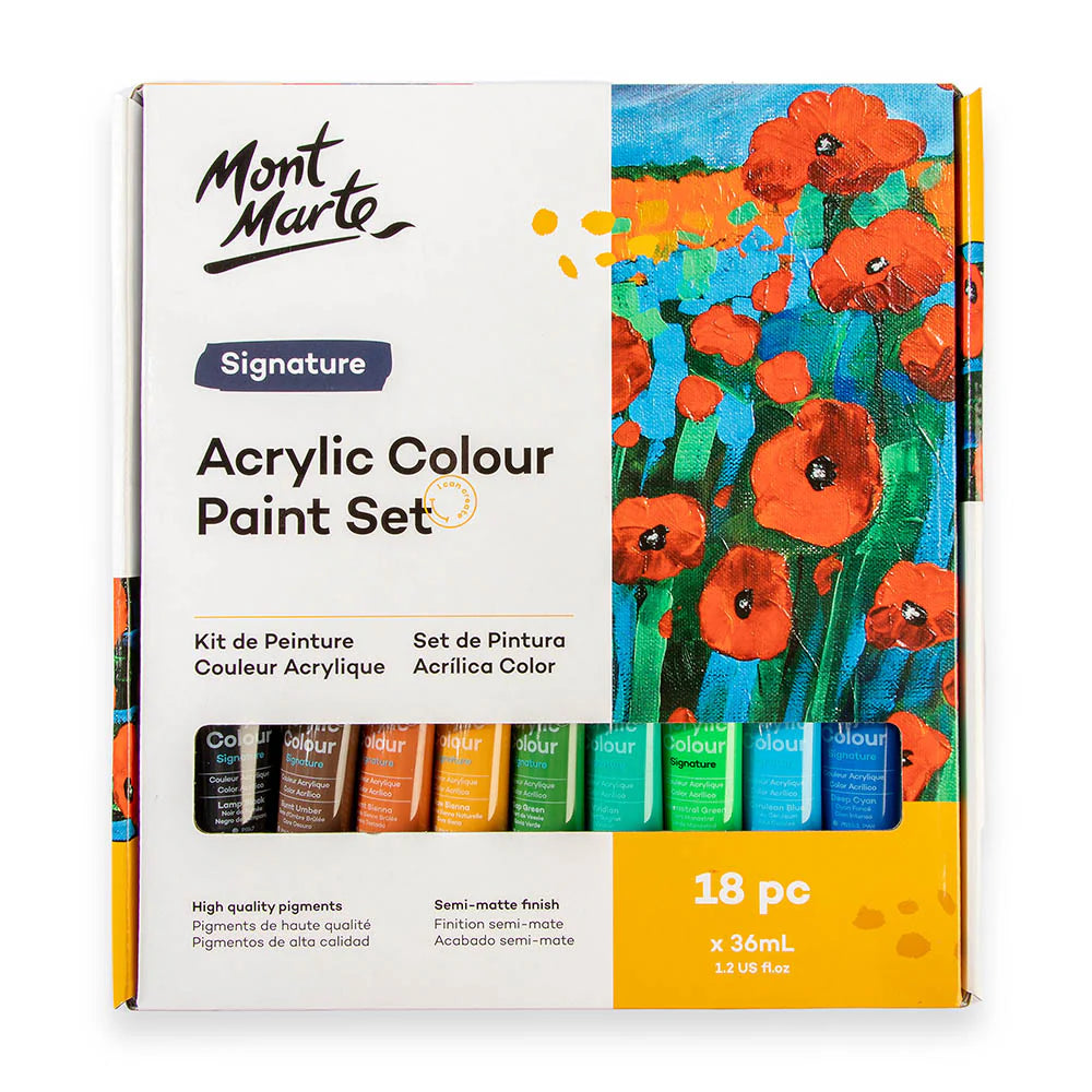 Mont Marte Studio Acrylic Paint Set 18pce