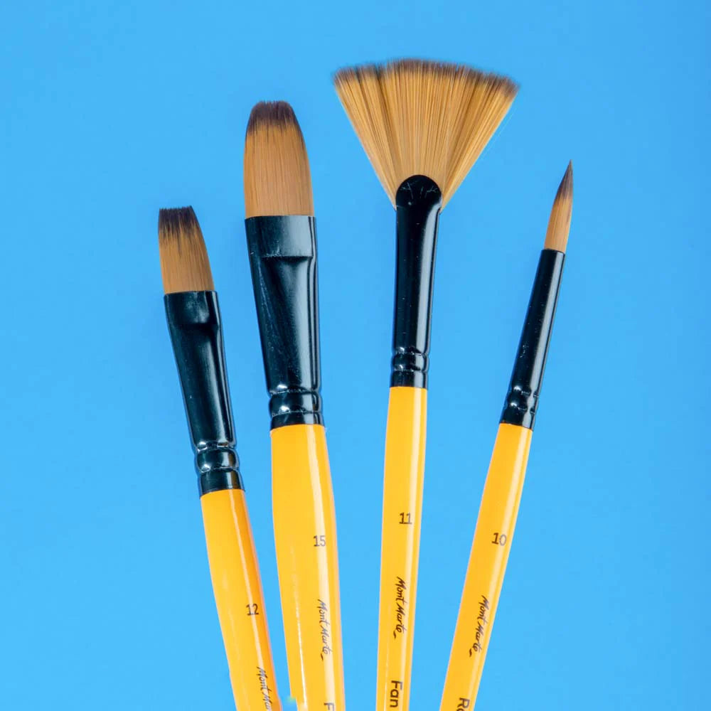 Mont Marte Gallery Series Brush Set 4Pk