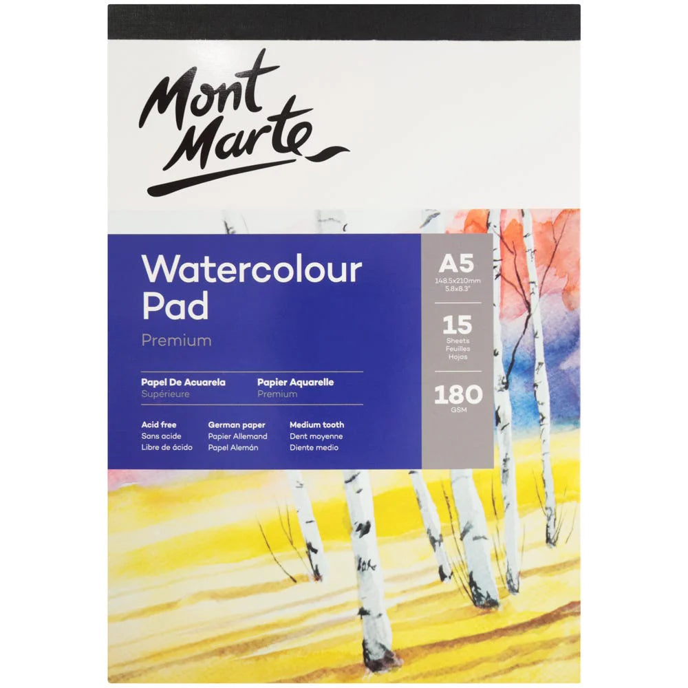 Mont Marte Watercolour Pad 180gsm