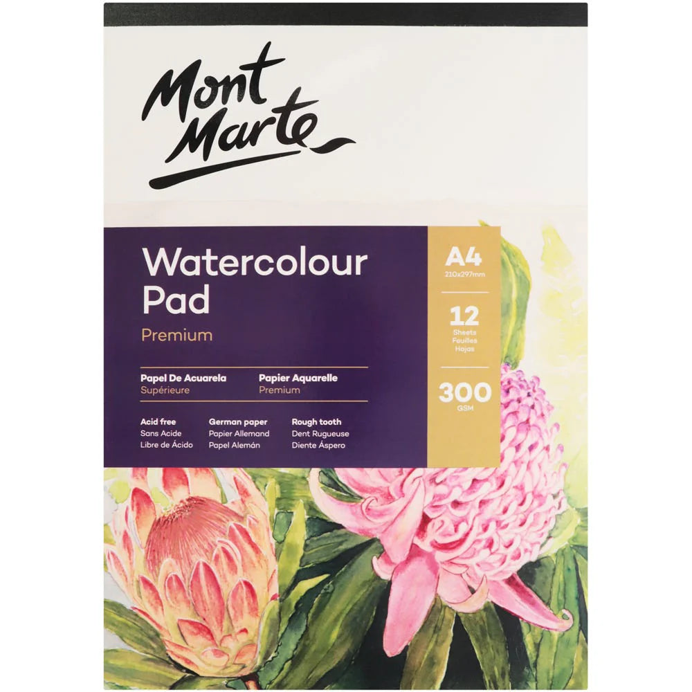 Mont Marte Watercolour Pad 300gsm