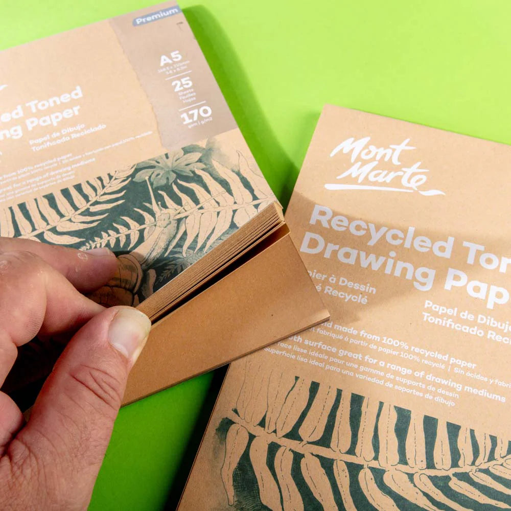 Mont Marte Recycled Toned Drawing Paper