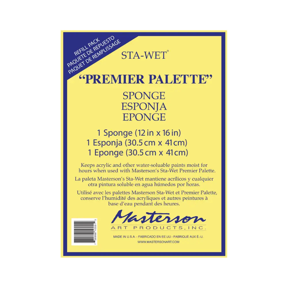 Masterson Sta-Wet Premier Palette Sponge