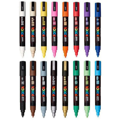 Uni Posca Paint Pen PC-5M 16 Assorted Set