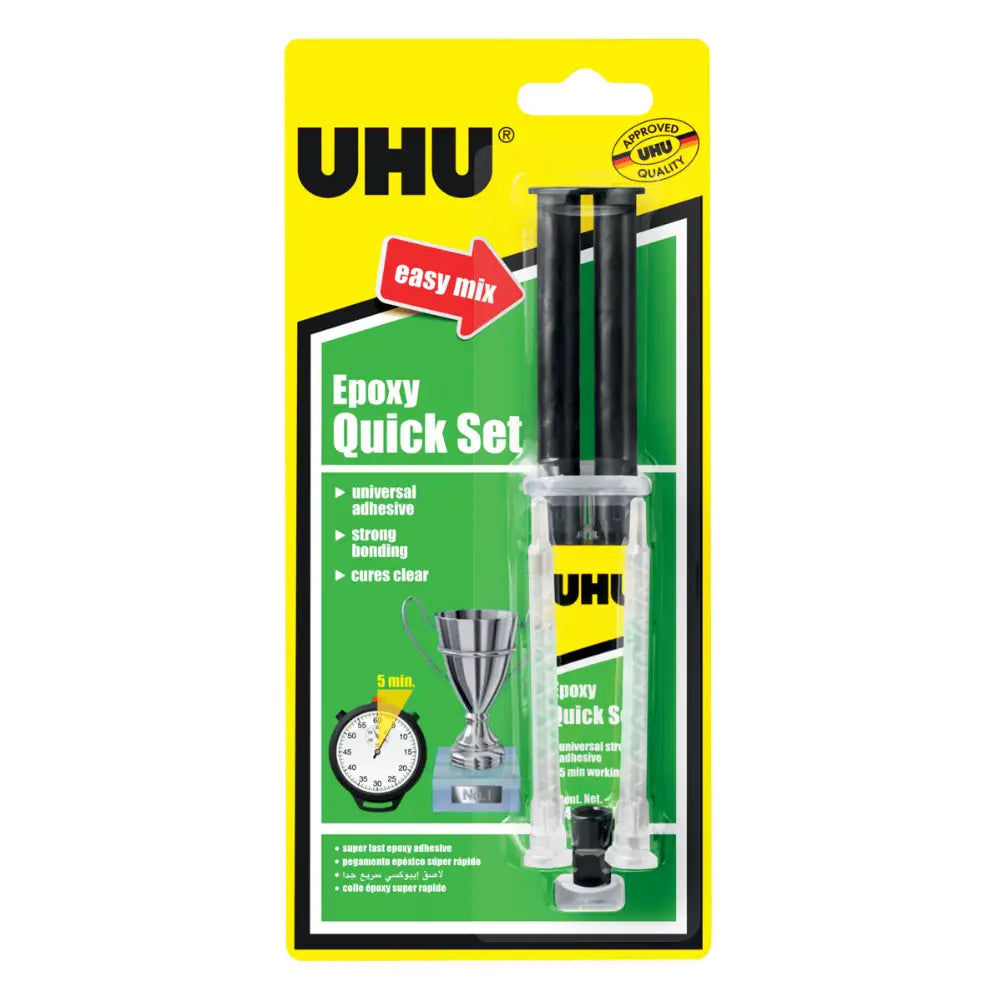 UHU Epoxy quick set syringe