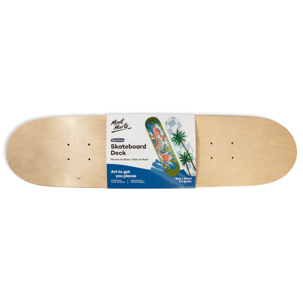 Mont Marte Blank Skateboard Deck