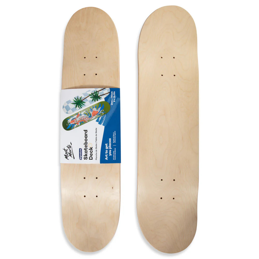 Mont Marte Blank Skateboard Deck