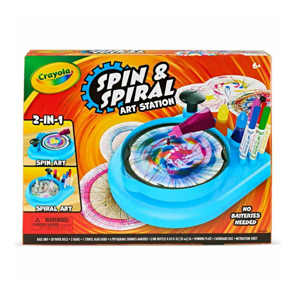 Crayola Spin & Spiral Art Station 2.0