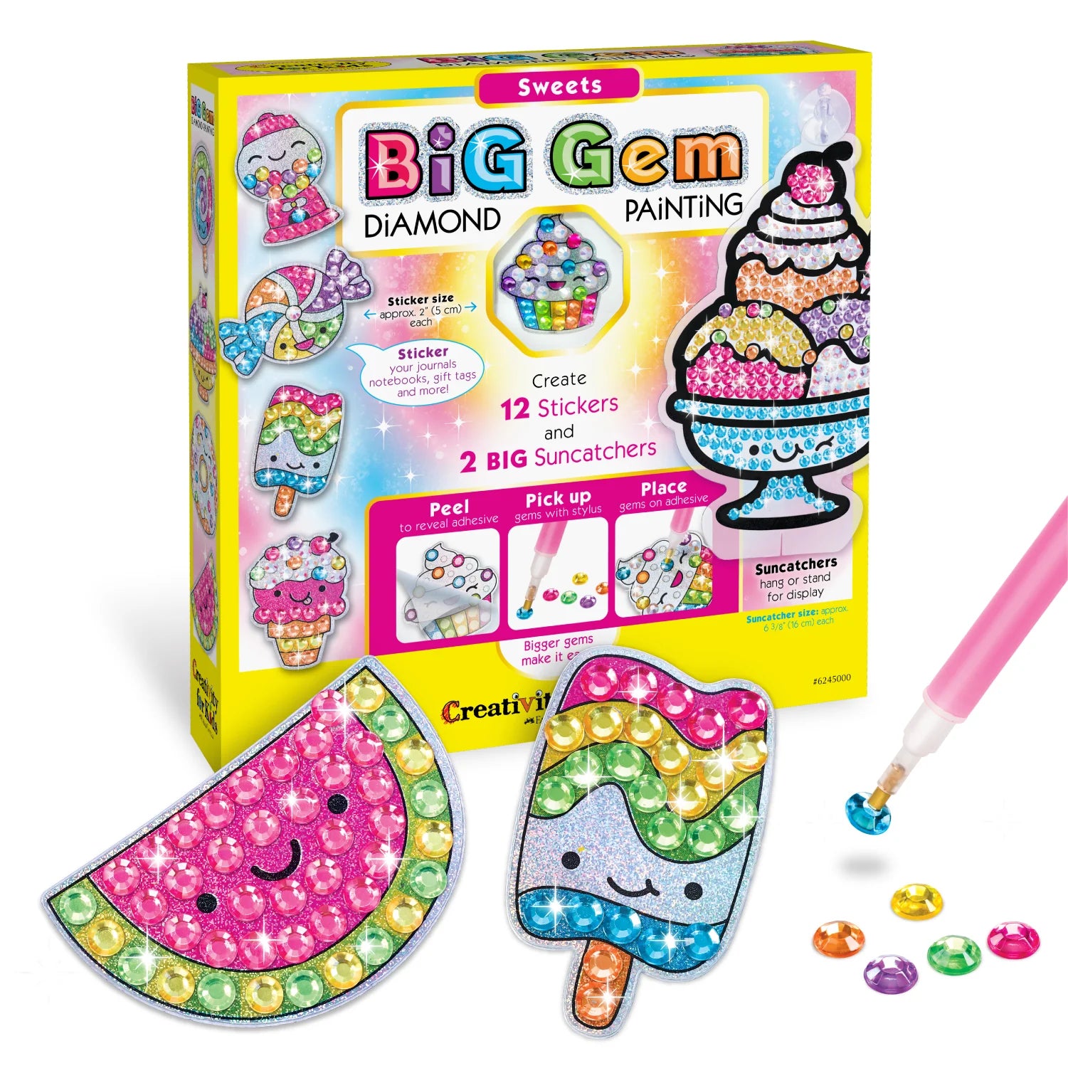 Faber Castell Big Gem Diamond Painting Kit-  Sweets