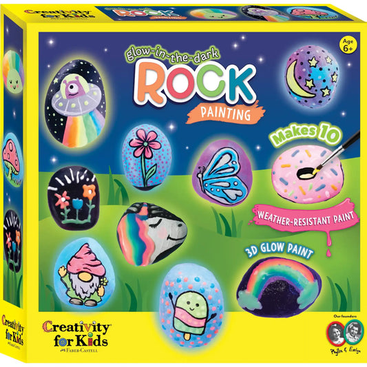 Faber Castell Glow in the Dark Rock Painting Kit