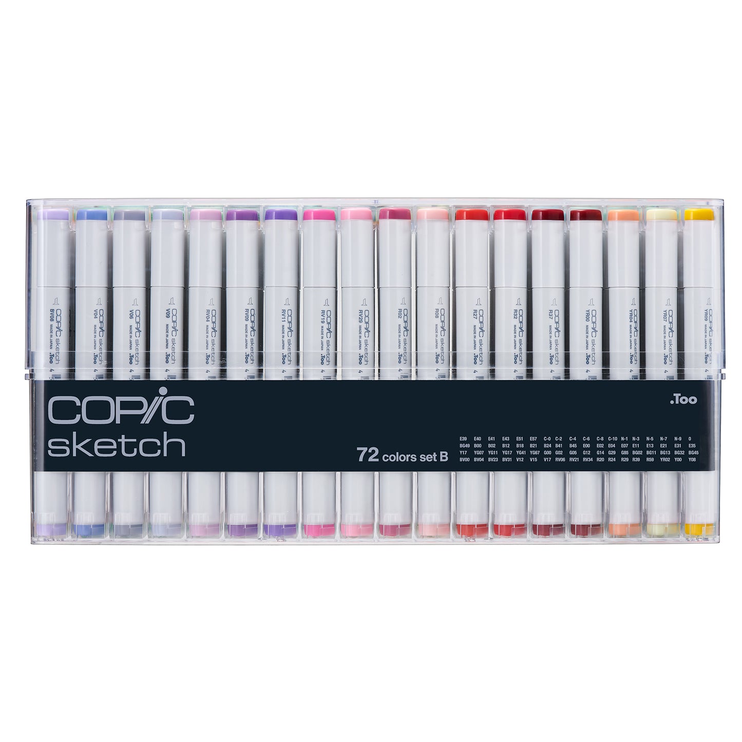 Copic Sketch Set 72B