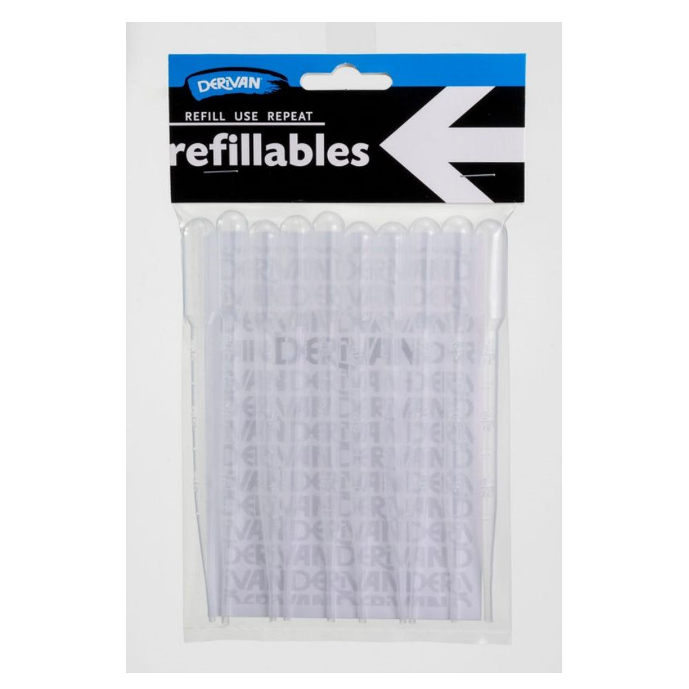 Derivan Refillables Pipettes 10pk