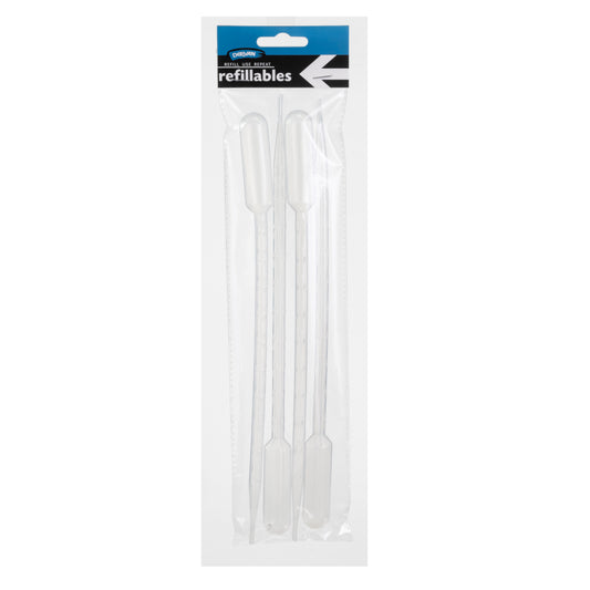 Derivan Refillables Extra Large 10ml Pipettes 4pk