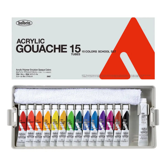 Holbein Acryla Gouache 15 School Set