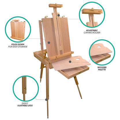 Mont Marte French Box Easel Extra large