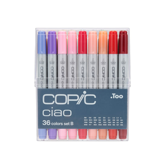 Copic Ciao Set 36B Assorted Colours