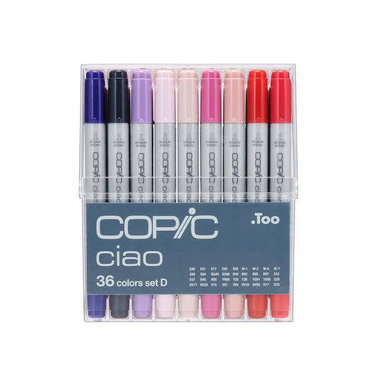 Copic Ciao Set 36D Assorted Colours