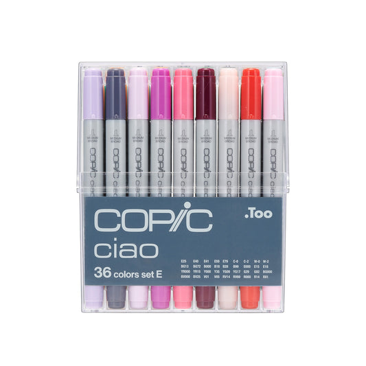 Copic Ciao Set 36E Assorted Colours