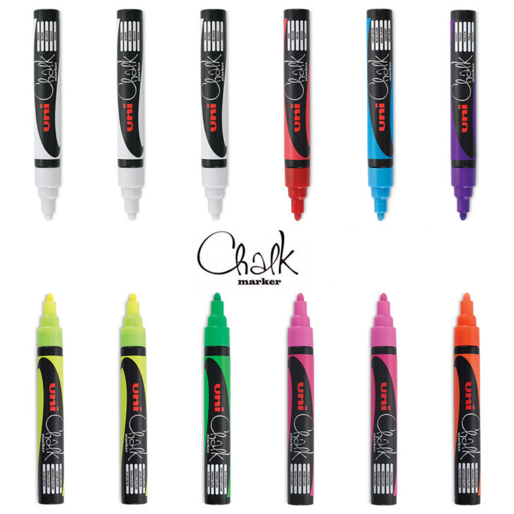 Uniball Chalk Marker  Bullet Tip PWE-5M