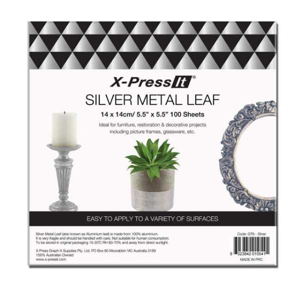 Picture of X-Press It Silver Metal Leaf Bulk 100pk