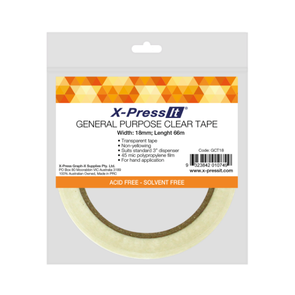 Picture of X-Press It General Purpose Clear Tape 