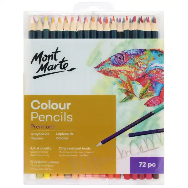 Picture of Mont Marte Premium Colour Pencils  72pce Set