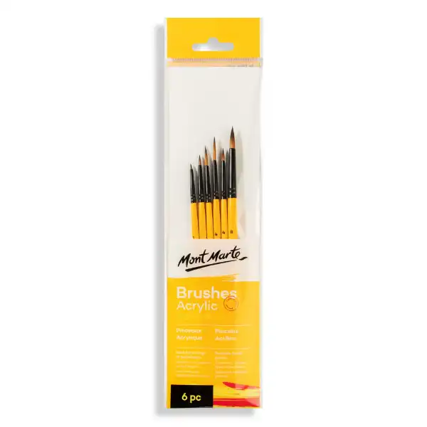 Picture of Mont Marte Gallery Series Brush Set 6pk