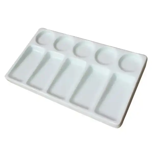 Picture of Porcelain Palette Rectangle 10 Well